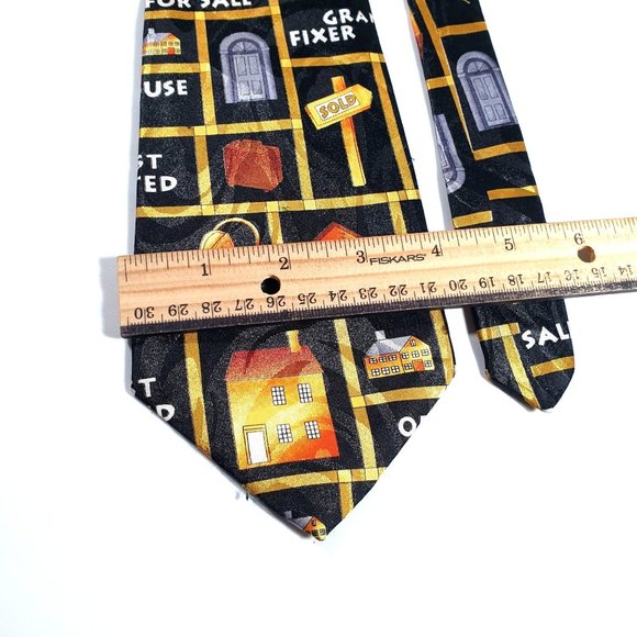 Steven Harris Mens Necktie Realtor Home Sales Rentals Office Work Casual Gift - Picture 3 of 5